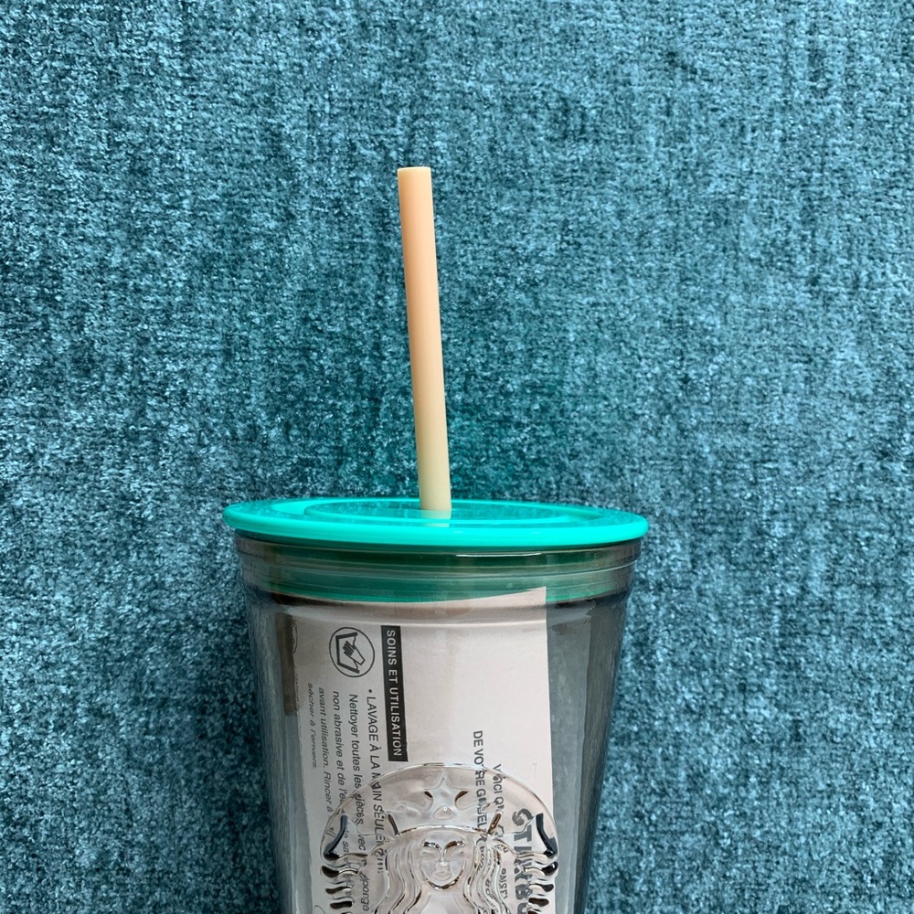 Starbucks Peach Glass Tumbler - Picture 3 of 5
